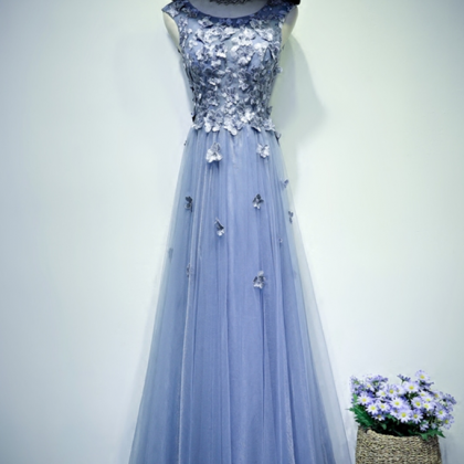 Kateprom Charming Appliques Tulle Formal Floor..