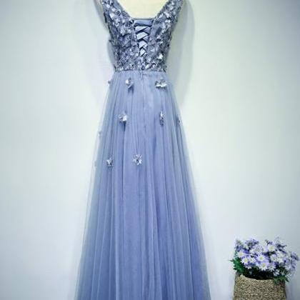 Kateprom Charming Appliques Tulle Formal Floor..
