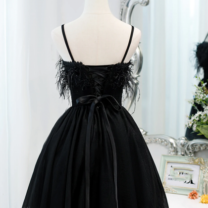 Short Back Prom Dress With Corset Back, Little..