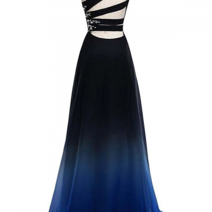 OMBRE SHADE CUTDANA EMBROIDRED ALINE DRESS main image 0