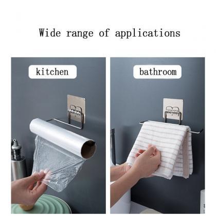 Household Bathroom Shelf Towel Rack