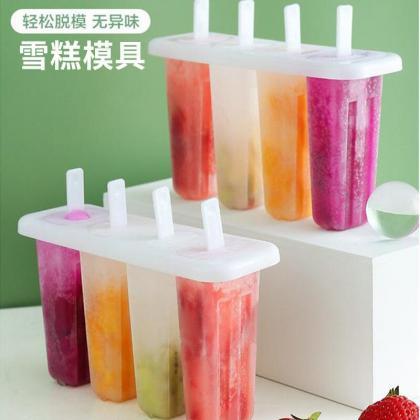 Summer 4 in 1 Diy Popsicle Mold Ice..