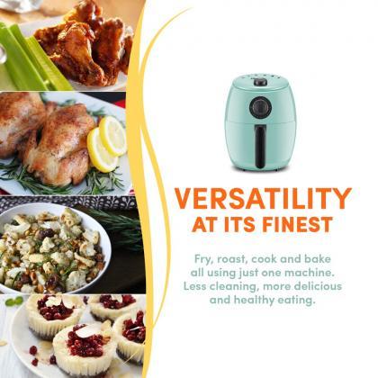 Oil- Air Fryer Air Fryer With Adjustable Timer And..
