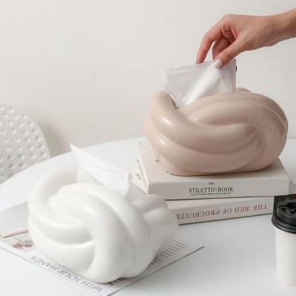 Ceramic Wool Ball Paper Towel Box Ins Style Net..