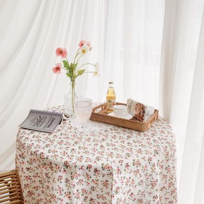 Korean Interiorflower Vintage Tablecloth