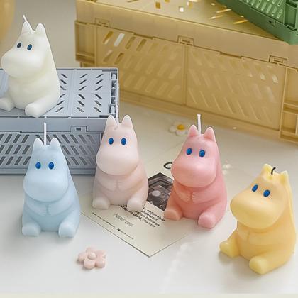 Scented Candles Cute Little Hippo Aromatic Candles..