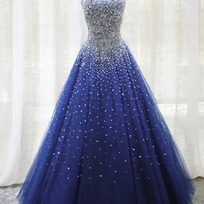 Gorgeous Sparkle Blue Sweet 16 Dress, Handmade..
