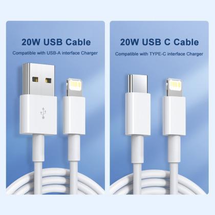 Original Usb Cable For Apple Iphone 14 13 11 12..