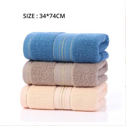 Thickened Cotton Bath Towel Increases Water..