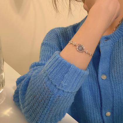 Korean Elegant Opal Space Bracelet For Women Girs..