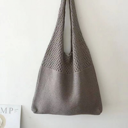 Designer Knitted Handbags Female Large Capacity..