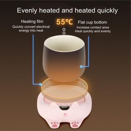 Electric Cup Heater Coffee Mug Cup Mat Warmer Pad..