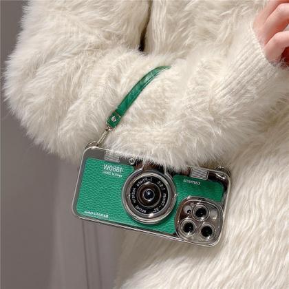 Japan Korean 3d Luxury Camera + Hand Strap Couple..