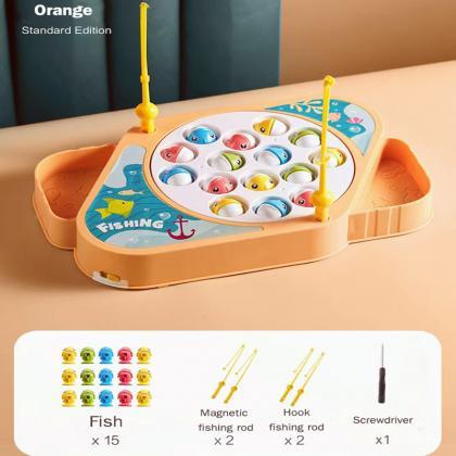 Kids Electric Musical Rotating Fishing Toy..