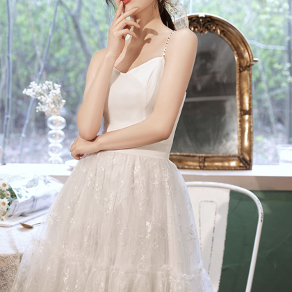 White Sheath Homecoming Dresses Short Prom Dress Cocktail Dresses main image 0