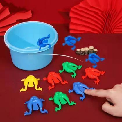 10pcs Jumping Frog Toys Candy Color Classic..
