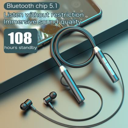 Wireless Headphone Fone Bluetooth 5.0 Neckband..