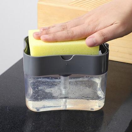 Portable Soap Dispenser Kitchen Detergent Press..