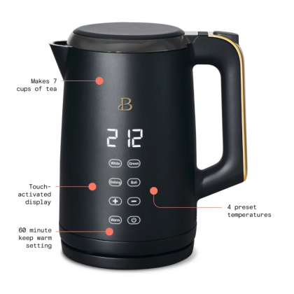 1.7 Liter One-touch Electric Kettle, Black..