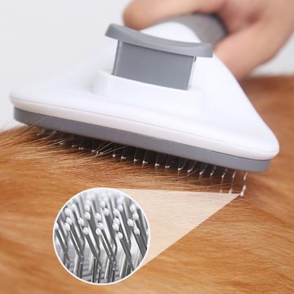 Pet Hair Removal Brush Dog Hair Comb Stainless..