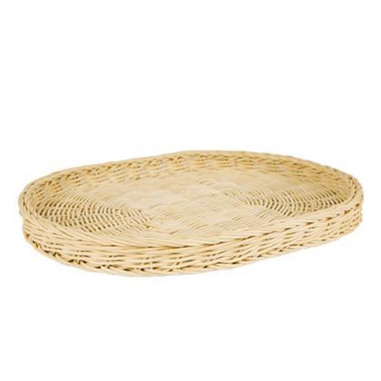 Handwoven Rattan Bread Basket Food Fruit..