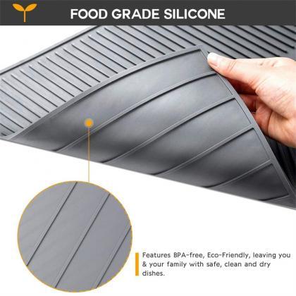 Foldable Insulated Soft Rubber Dishes Protector..