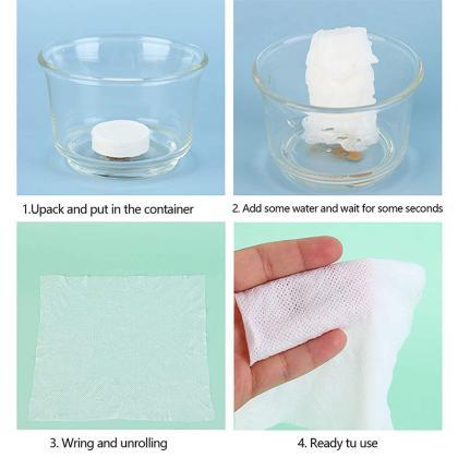 50pcs Disposable Compressed Towel Pure Cotton..