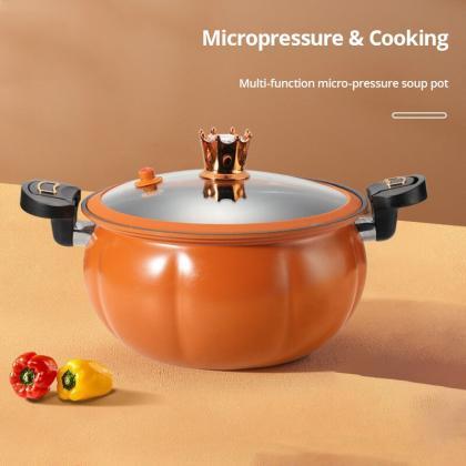 5l Pumpkin Micro Pressure Pot Home Type Soup Pot..