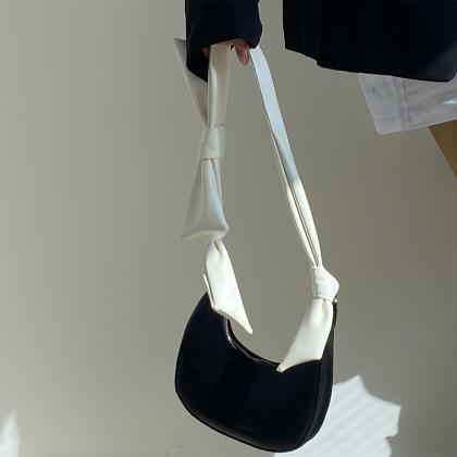 Bow Tie Shoulder Bag Spring Korean Fashion..