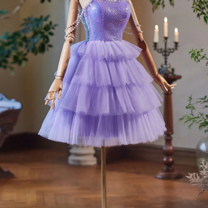 Vintage Cute Sweetheart Homecoming Dress Spaghetti Strap Party Dress Short A-Line Cocktail Dress, DP6611