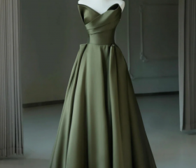 Sweet Green Lace A Line Homecoming Dress Mini Prom Dress