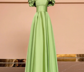 Elegant Velvet Tulle Long Formal Dress, Burgundy Off the Shoulder Sweet Flower Party Dress main image 0