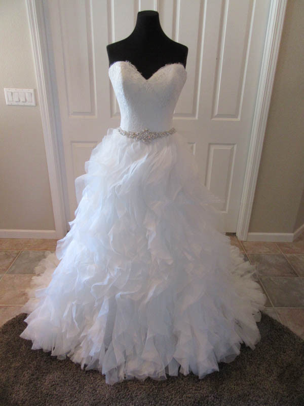 Wedding Dresses,organza Wedding Gown,princess Wedding Dresses Elegant Ball Gowns Wedding Dresses Kpw0066