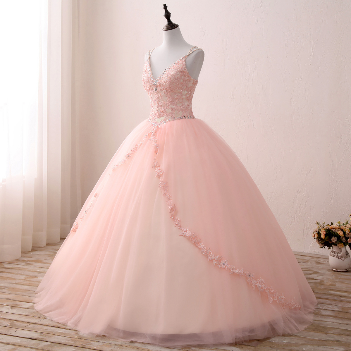 Bridal sling diamond high waist wedding dress evening party banquet wedding dress kpp0446