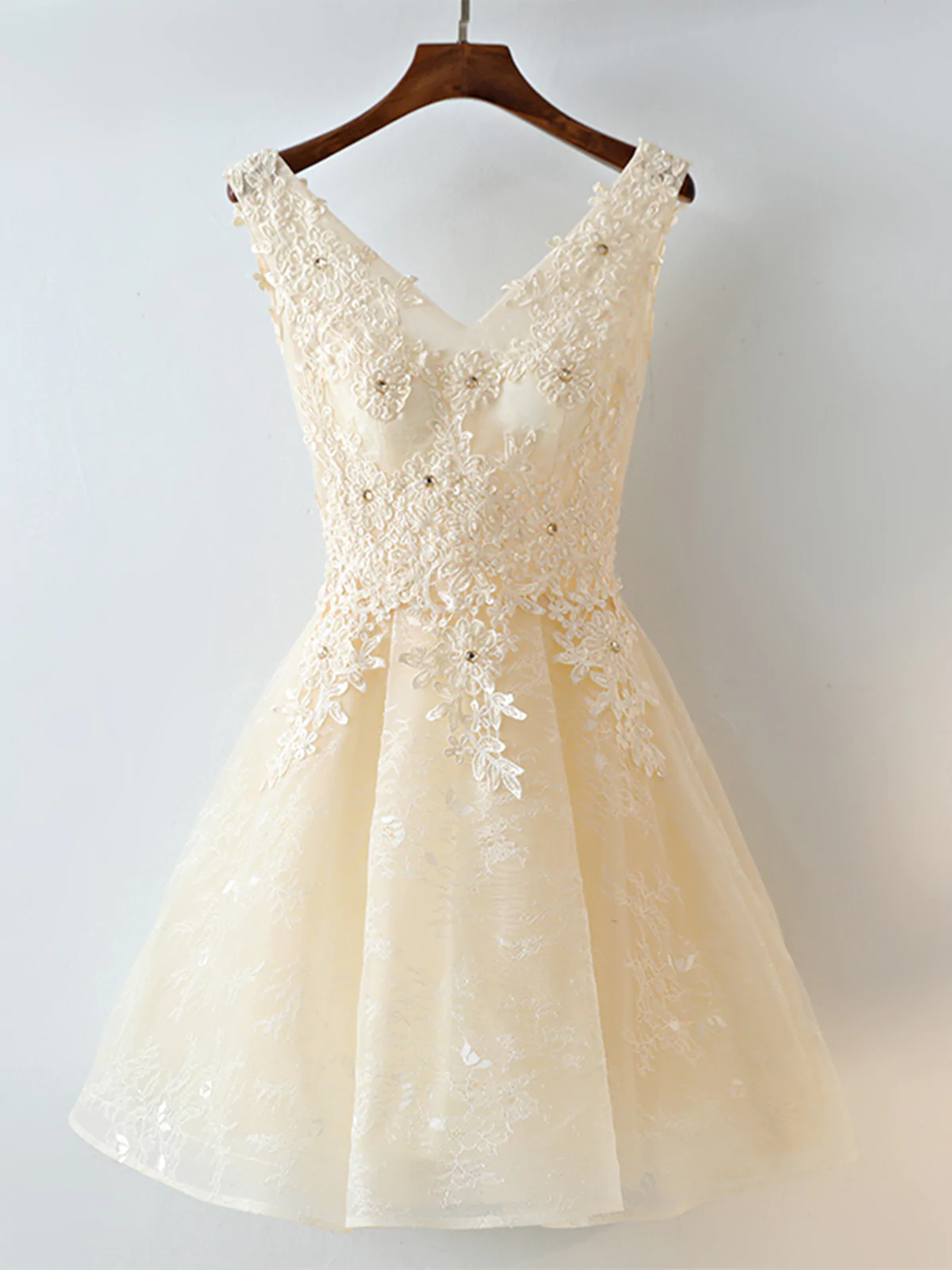 sachin and babi light blue dress Champagne Gold Spaghetti Strap Lace Up Short Taffeta Casual Homecoming –  Wish Gown