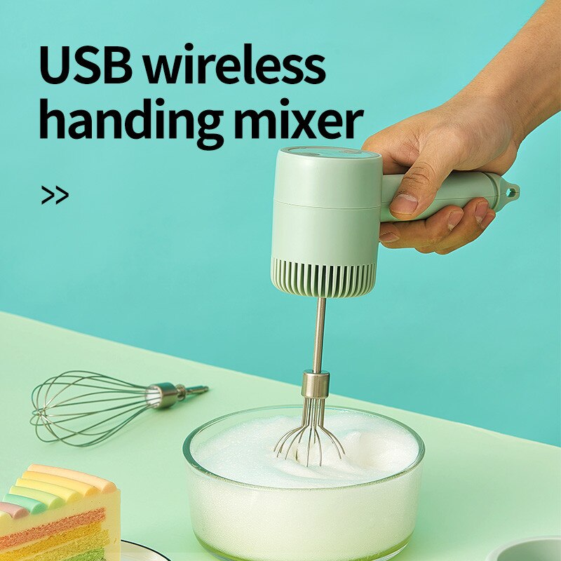 Wireless 3 Speed Mini Mixer Electric Food Blender