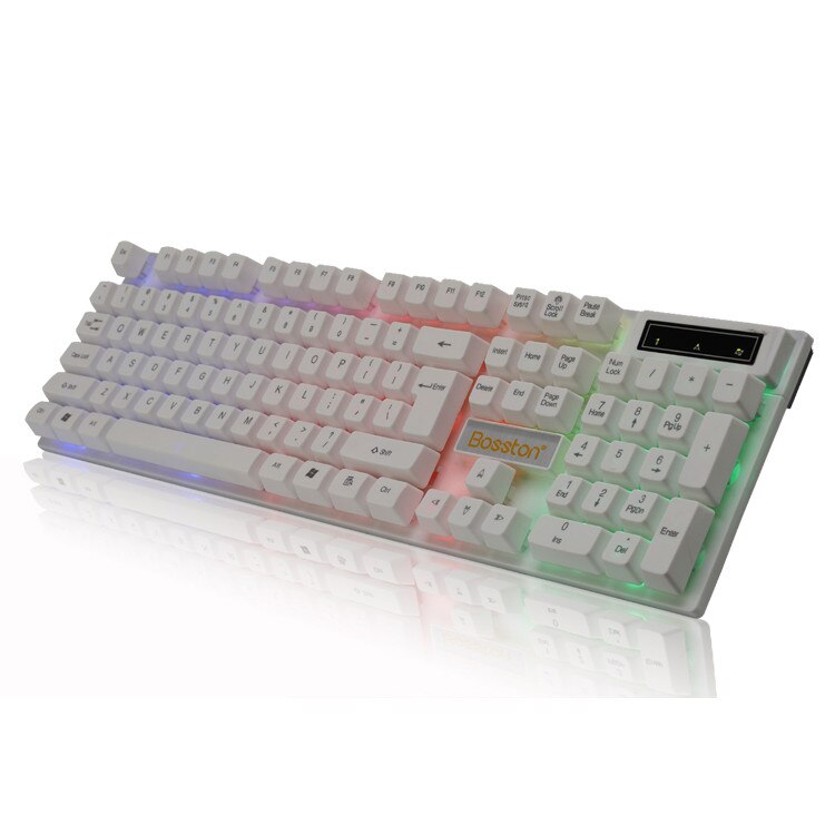 Led Desktop Computer Gaming Mechanical Feeling Keyboard on Luulla