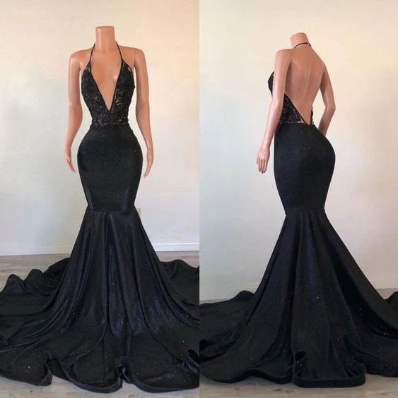 Black Prom Dresses, Lace Prom Dresses, Mermaid Prom Dresses, Sequins Prom Dresses, Arabic Party Dresses