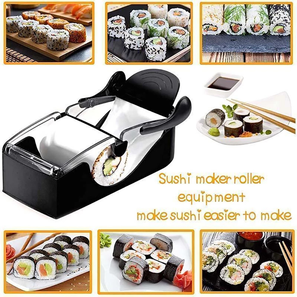 Magic Rice Roll Sushi Mold Roller Machine Diy Bento Non-stick Vegetable ...