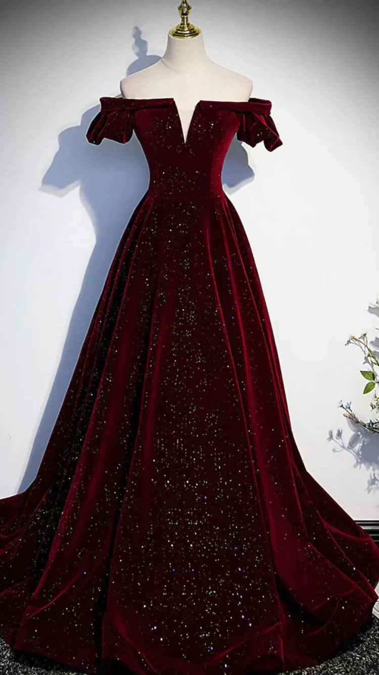 burgundy dress classy Elegant Burgundy Floral Midi Dress for Women main image 0