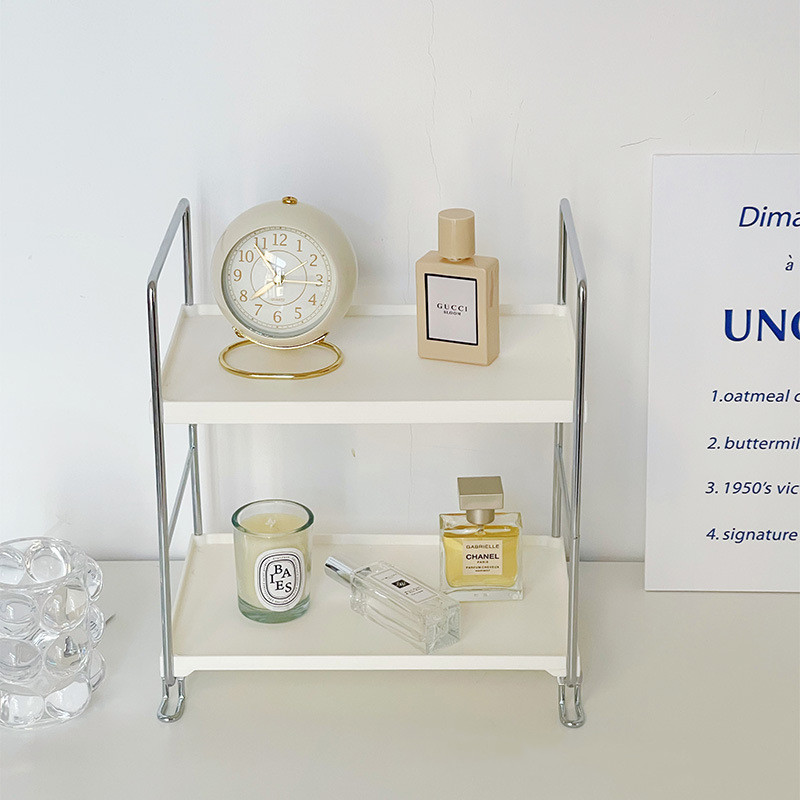 Multifunctional Desktop Shelf For Cosmetic Sundries Double-layer Makeup Perfume Organizer