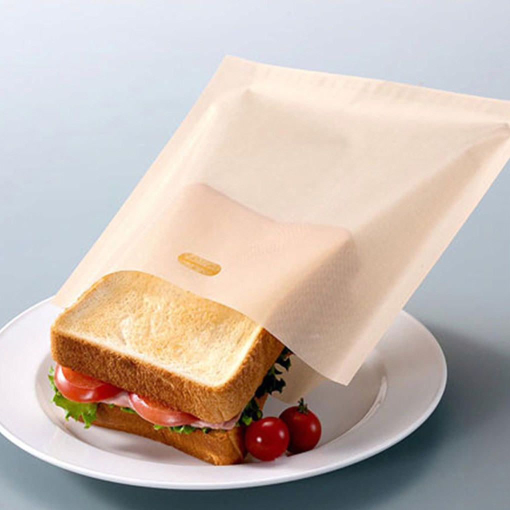 Toaster Bag Reusable Bread Pocket Portable Washable Sandwich Baking Pouch