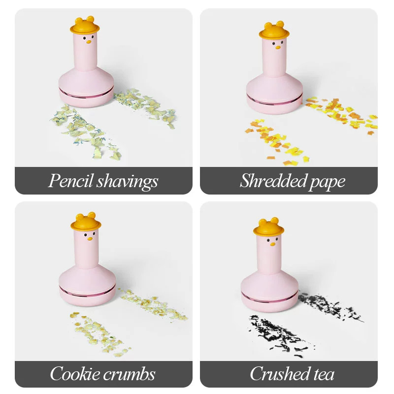 Mini Desktop Vacuum Cleaner Office Desk Dust Home For Table Keyboard ...