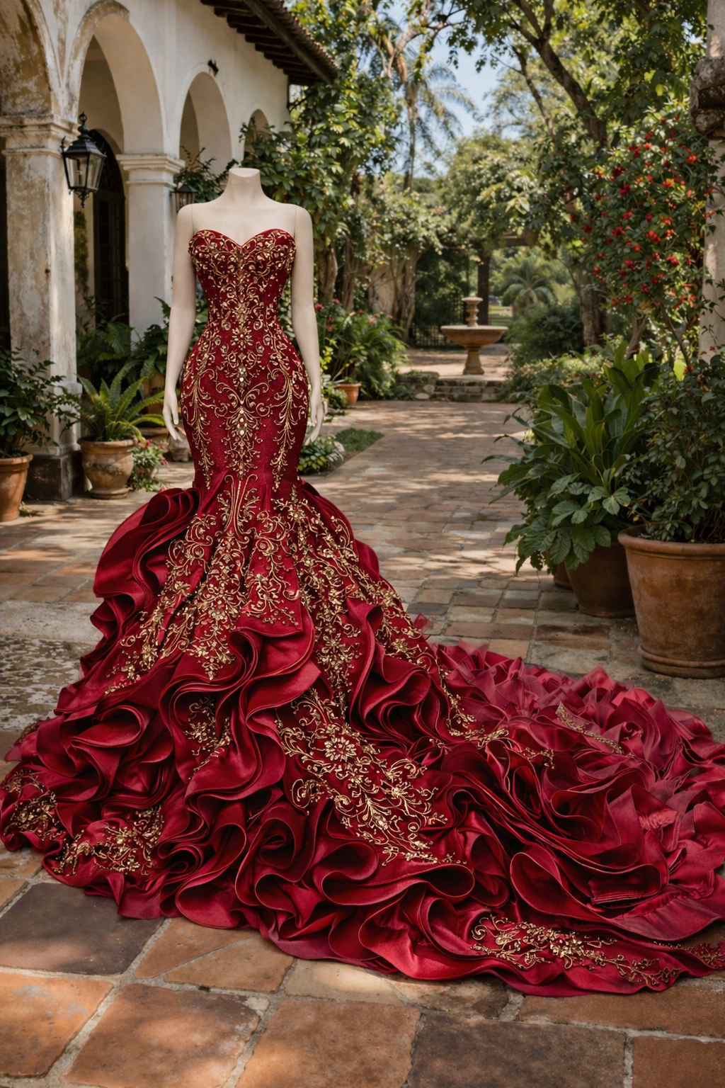 strapless burgundy mermaid dress Mermaid Burgundy Prom Dress Party Dress with Corset Back PSK160 US16 / Burgundy