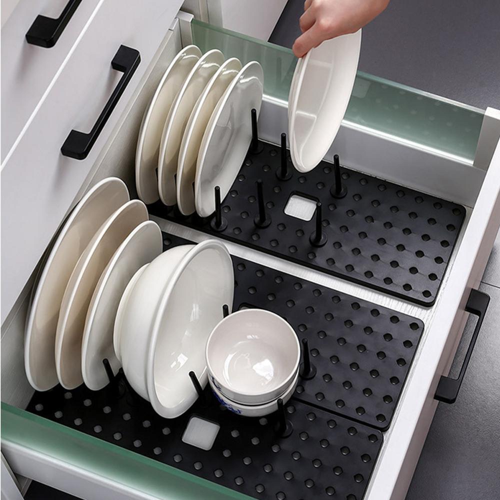 Adjustable Dishes Bottle Drain Bowl Rack Cleaning Dryer Drainer Storage Dish Strainers