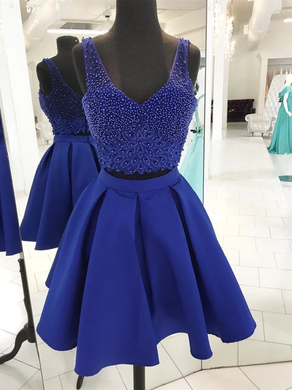 navy blue baby shower dress Misshow Sparkly Royal Blue Sequins Spaghetti Straps Tight Short Homeco –  misshow.com