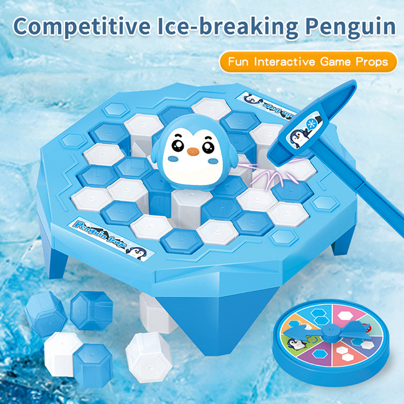 Mini Kids Save Penguin Ice Block Breaker Trap Toys Funny Parent Children Kids Table Game Kids Adult Toy Stress Reliever
