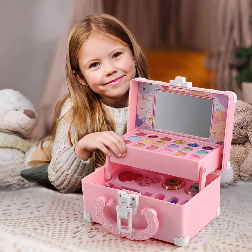 Children Makeup Set Lipstick Makeup Pretend Play With Toys Cosmetic Educational Toys Girl Princess Makeup Toy