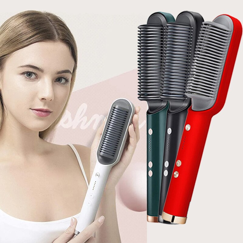 Hair Straightener Professional Quick Heated Electric Comb Hair Straightener Personal Care Multifunctional Hairstyle Brush