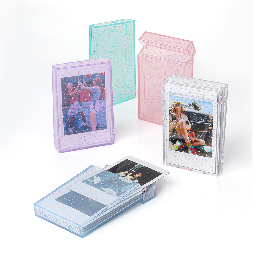 64/80 Pockets Photo Album 3 Inch Transparent Photocard Holder Instax Mini Album Storage Collect Book Name Card Album